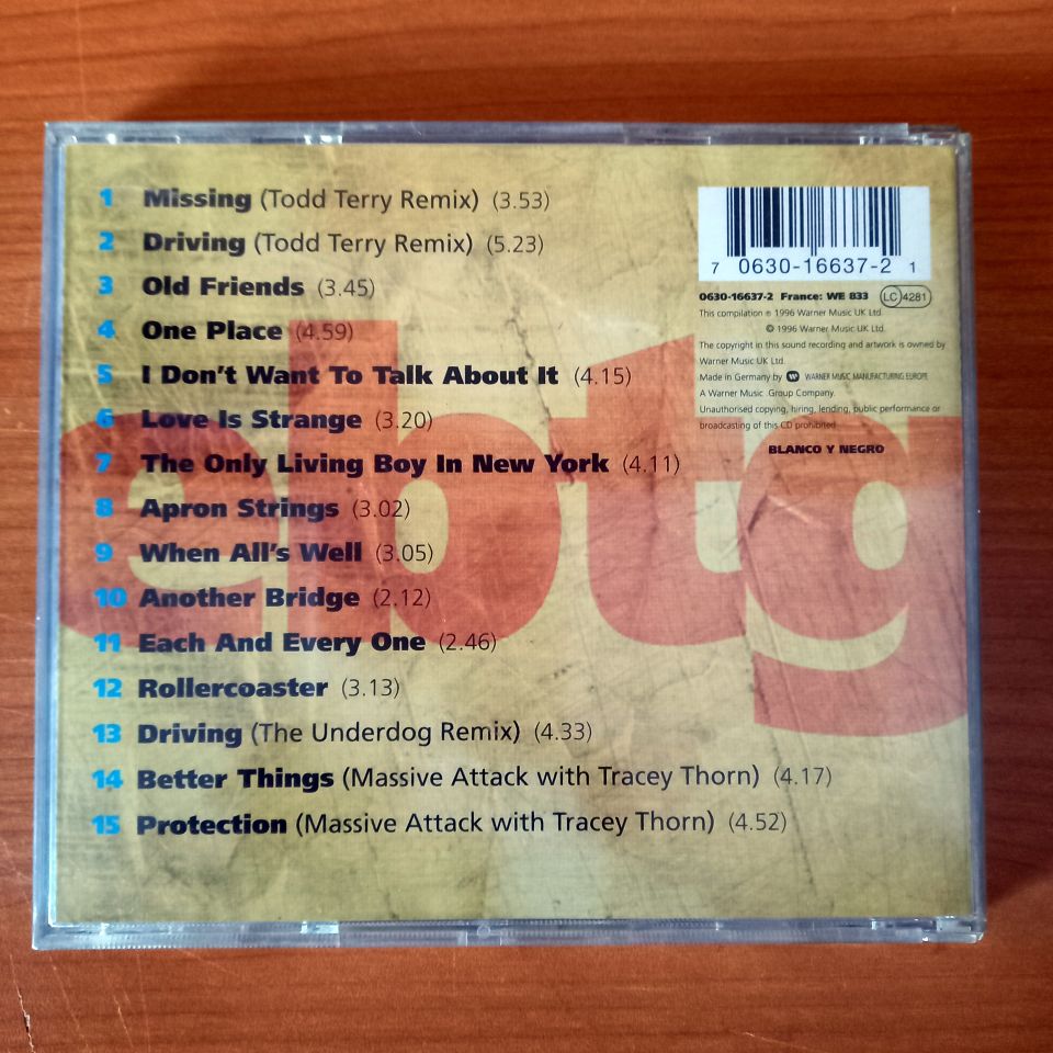 EVERYTHING BUT THE GIRL – THE BEST OF EVERYTHING BUT THE GIRL (1996) - CD 2.EL