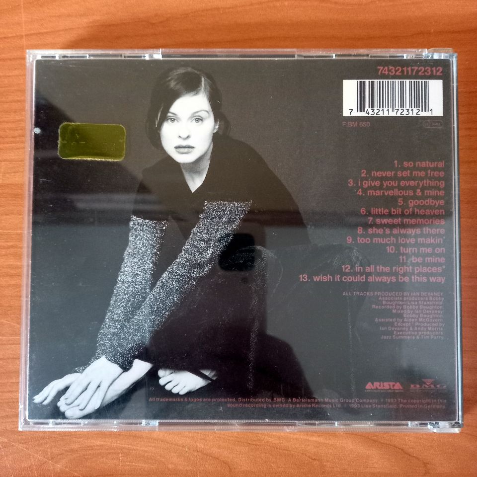 LISA STANSFIELD – SO NATURAL (1993) - CD 2.EL