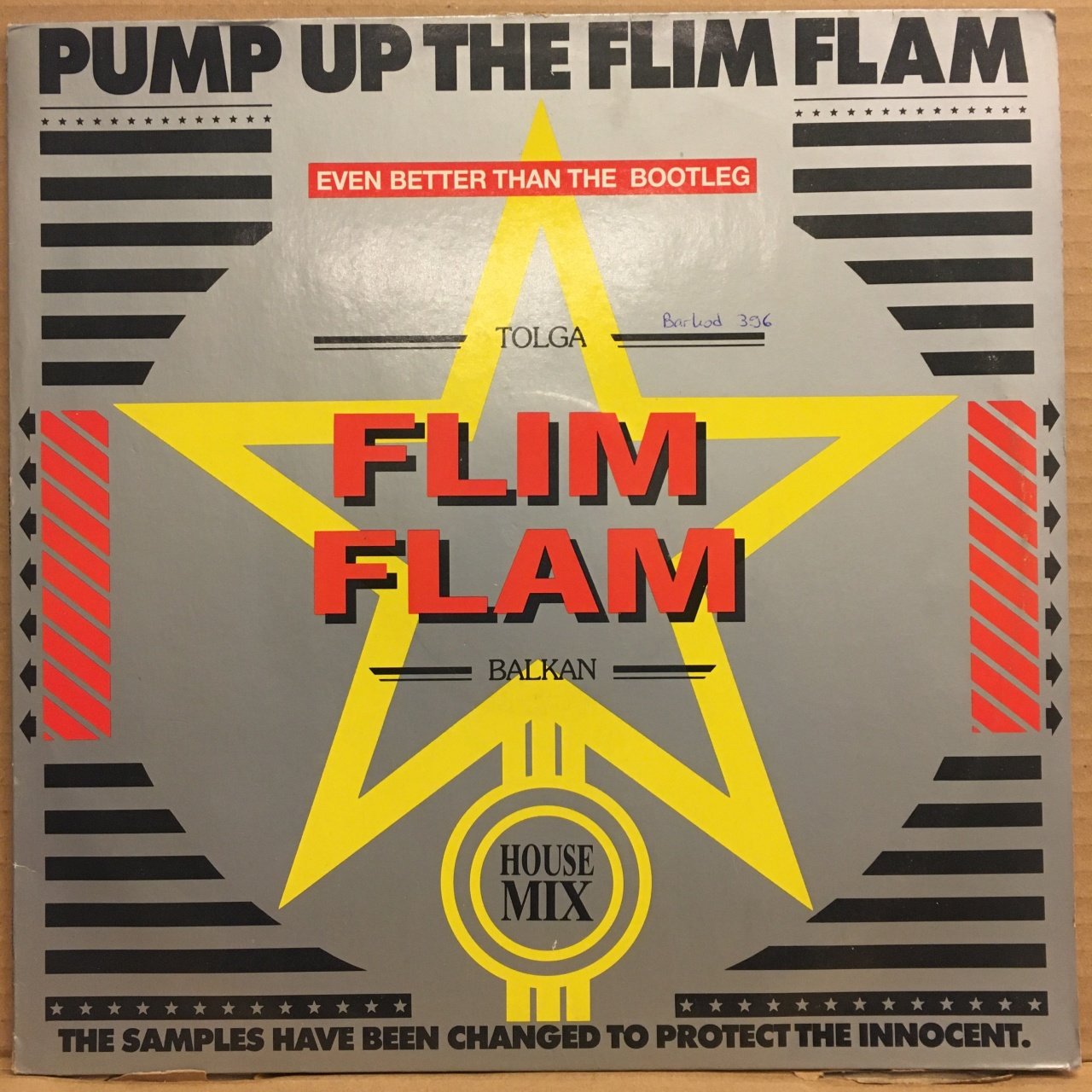 TOLGA BALKAN - PUMP UP FLIM FLAM 1987 12''MAXISINGLE 2.EL PLAK