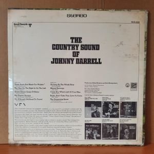 JOHNNY DARRELL - THE COUNTRY SOUND OF (1968) - LP DÖNEM BASKISI SIFIR PLAK