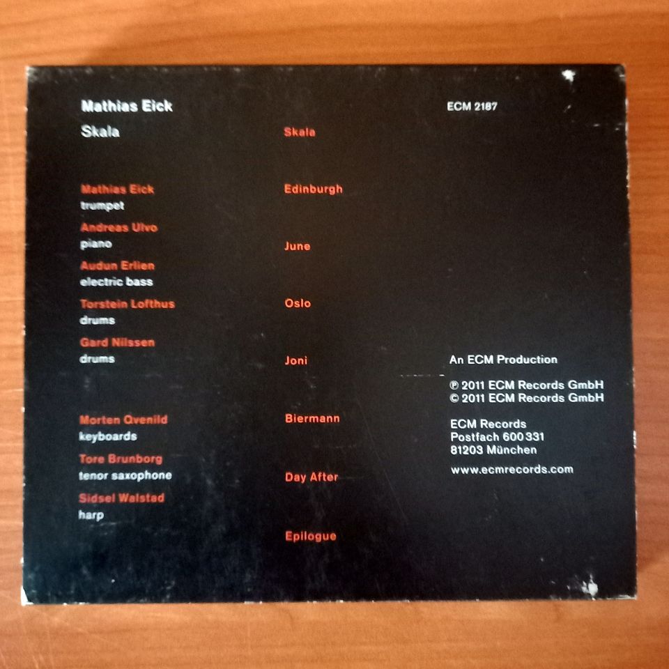 MATHIAS EICK – SKALA (2011) - CD 2.EL