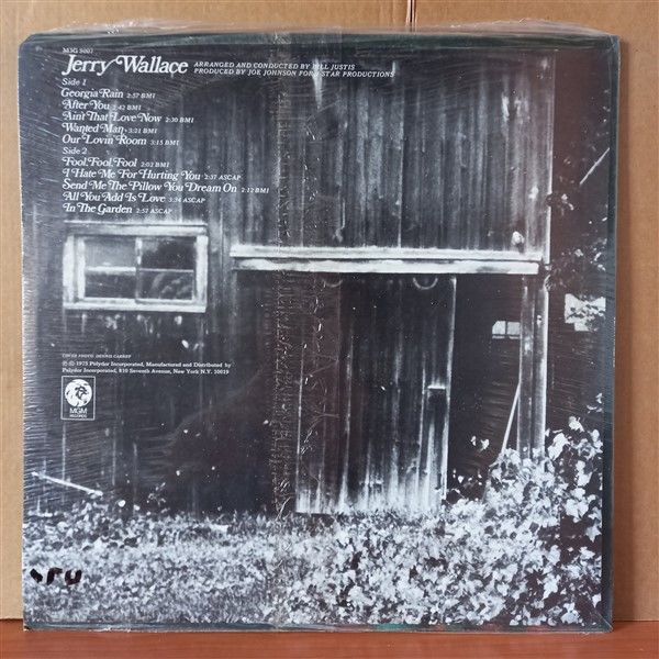 JERRY WALLACE – JERRY WALLACE (1975) - LP DÖNEM BASKISI SIFIR PLAK
