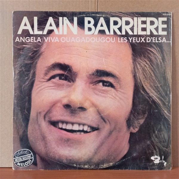 ALAIN BARRIERE – ALAIN BARRIERE (1973) - LP 2.EL YERLİ BASKI PLAK