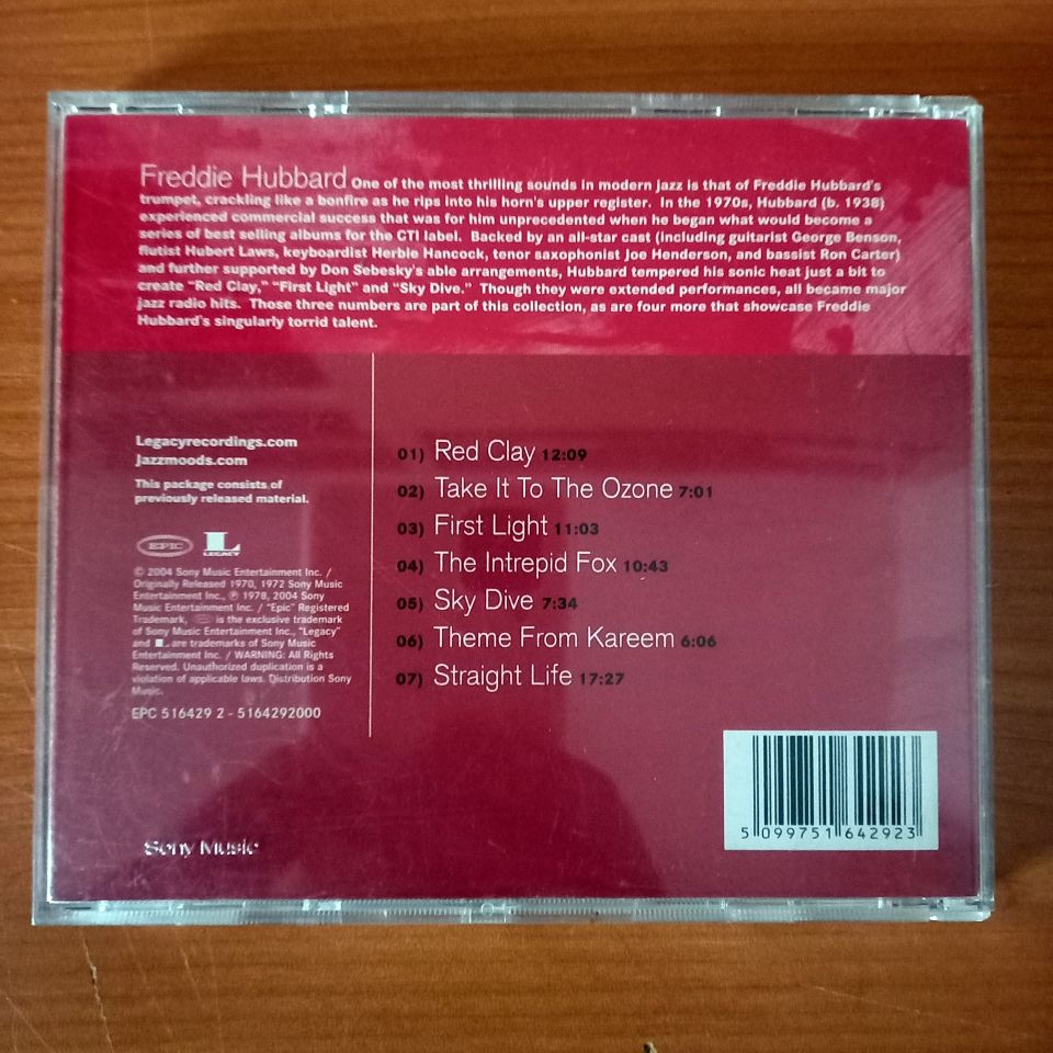 FREDDIE HUBBARD – JAZZ MOODS / HOT (2004) - CD 2.EL