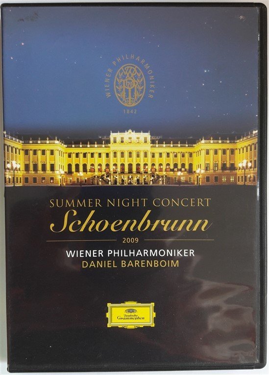 SUMMER NIGHT CONCERT SCHOENBRUNN - WIENER PHILHARMONIKER - DANIEL BARENBOIM (2009) - DVD 2.EL