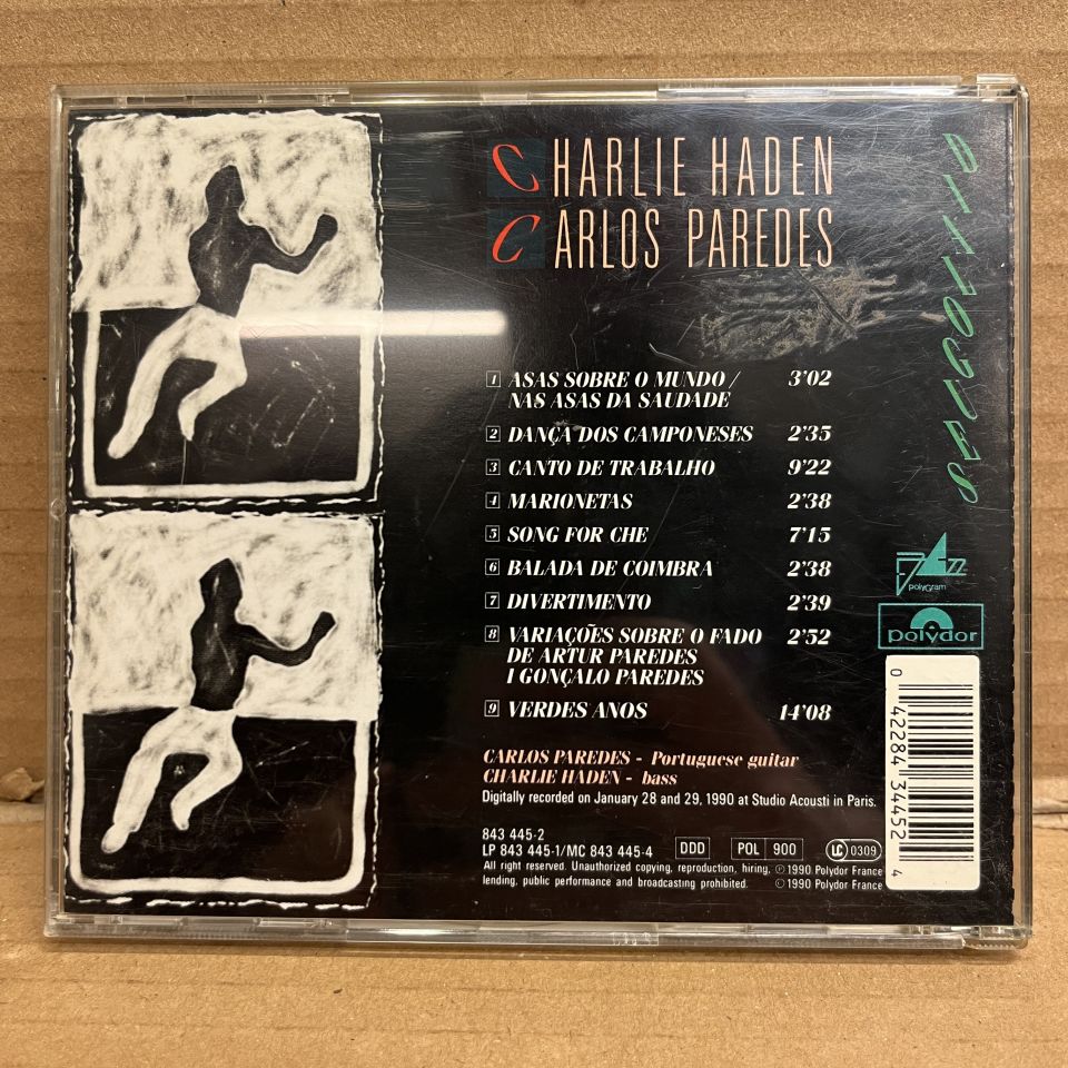 CHARLIE HADEN - CARLOS PAREDES – DIALOGUES (1990) - CD 2.EL