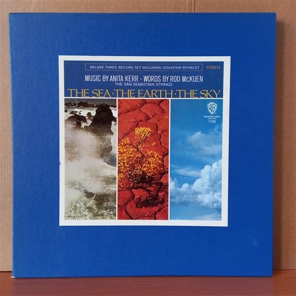 ANITA KERR • ROD MCKUEN • THE SAN SEBASTIAN STRINGS – THE SEA • THE EARTH • THE SKY (1975) - 3LP BOX SET 2.EL PLAK