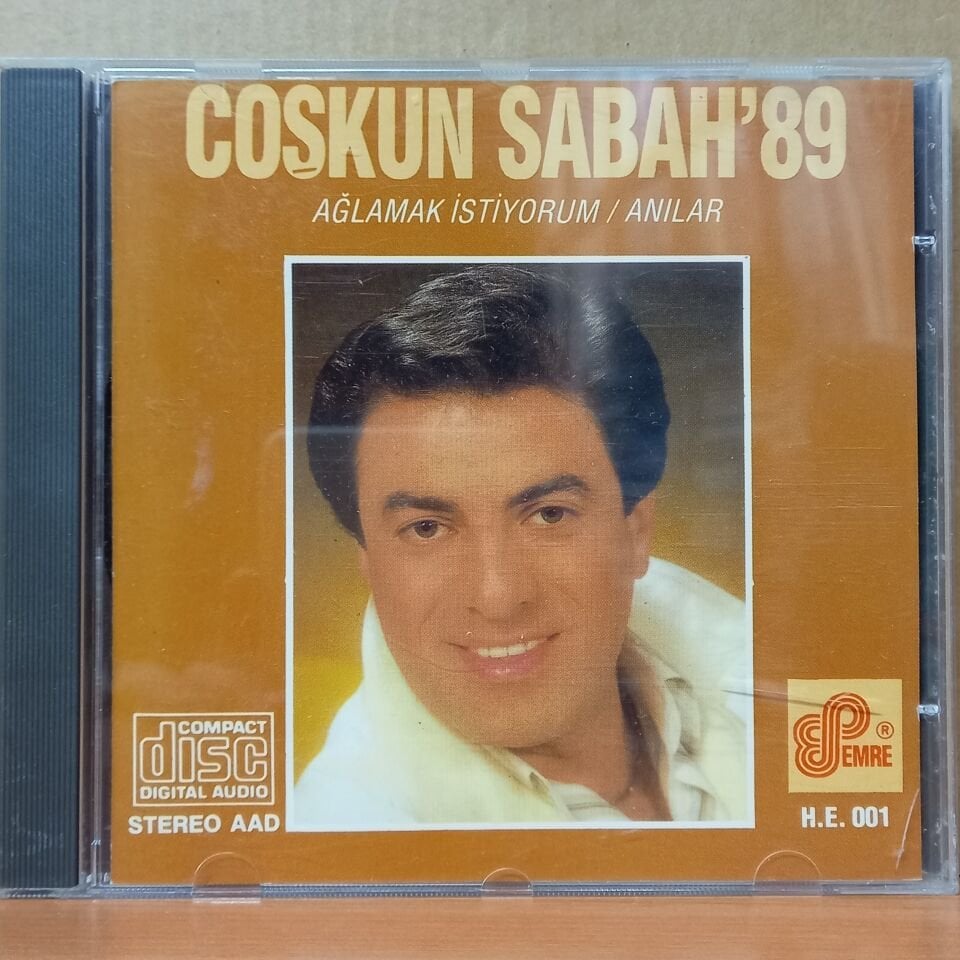 COŞKUN SABAH –  '89 AĞLAMAK İSTİYORUM / ANILAR (1989) - CD 2.EL