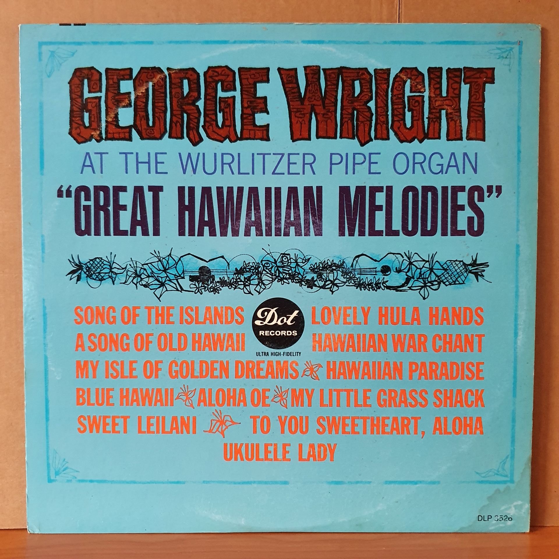 GEORGE WRIGHT - GREAT HAWAIIAN MELODIES (1963) - LP 2.EL PLAK