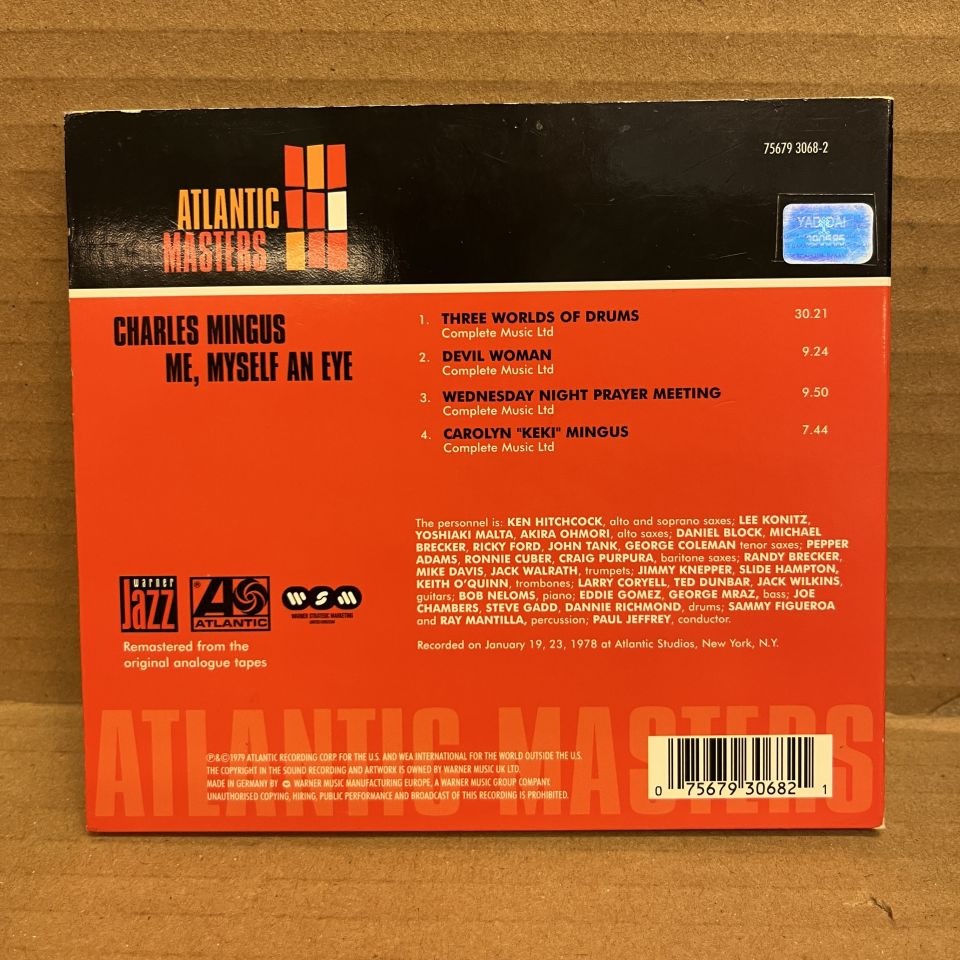 CHARLES MINGUS – ME MYSELF AN EYE (1979) - CD DIGIPAK 2.EL