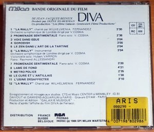 DIVA SOUNDTRACK / VLADIMIR COSMA (1986) - CD 2.EL
