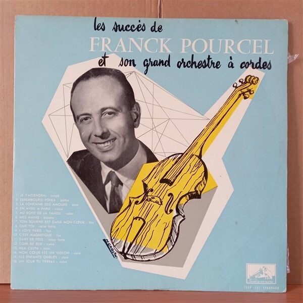 FRANCK POURCEL ET SON GRAND ORCHESTRE A CORDES – LES SUCCES DE FRANCK POURCEL (1955) - LP 2.EL PLAK