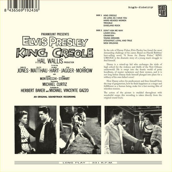 ELVIS PRESLEY – KING CREOLE (2018) - CD DIGIPACK SIFIR