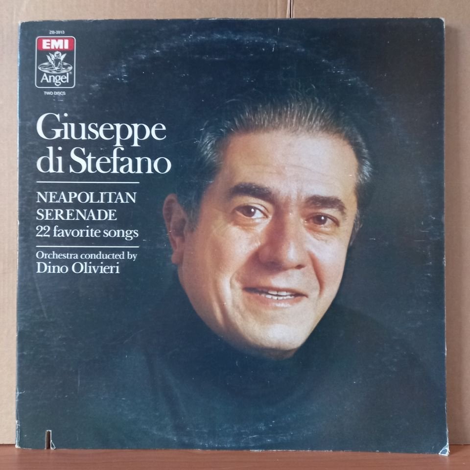 GIUSEPPE DI STEFANO – NEAPOLITAN SERENADE 22 FAVORITE SONGS / DINO OLIVIERI (1981) - 2LP 2.EL PLAK