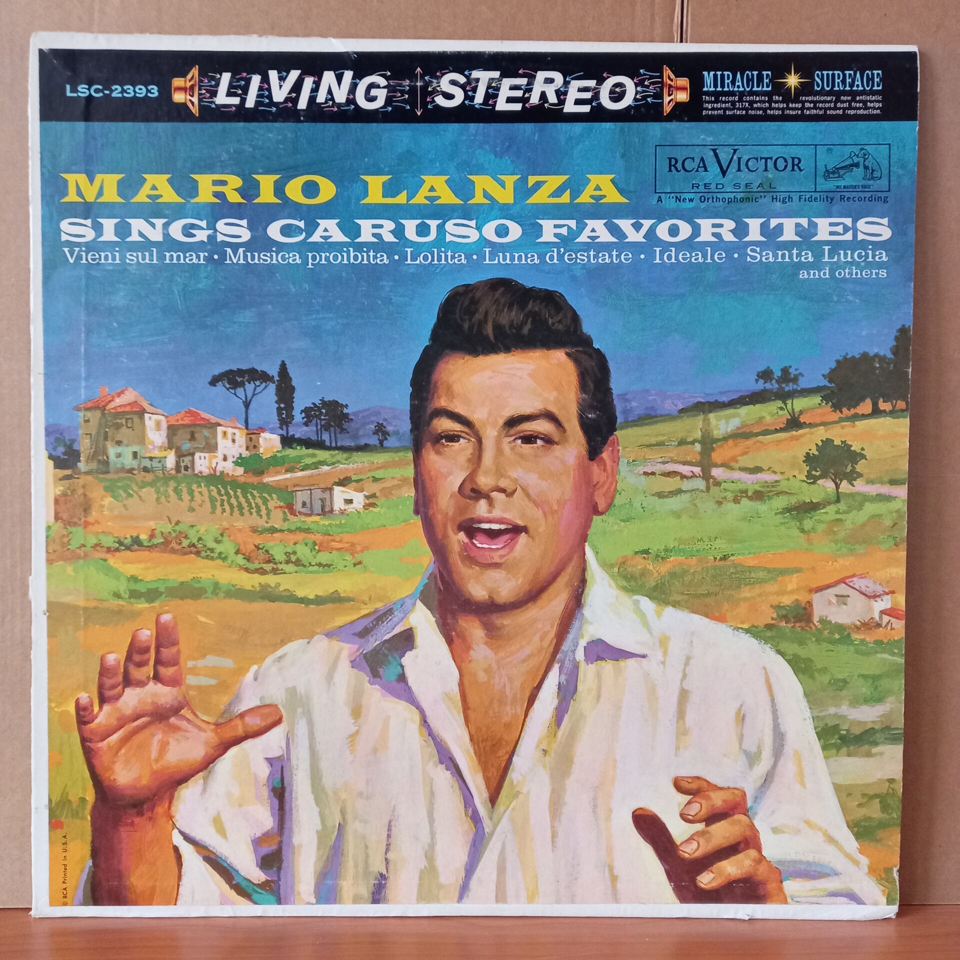 MARIO LANZA – MARIO LANZA SINGS CARUSO FAVORITES (1960) - LP 2.EL PLAK