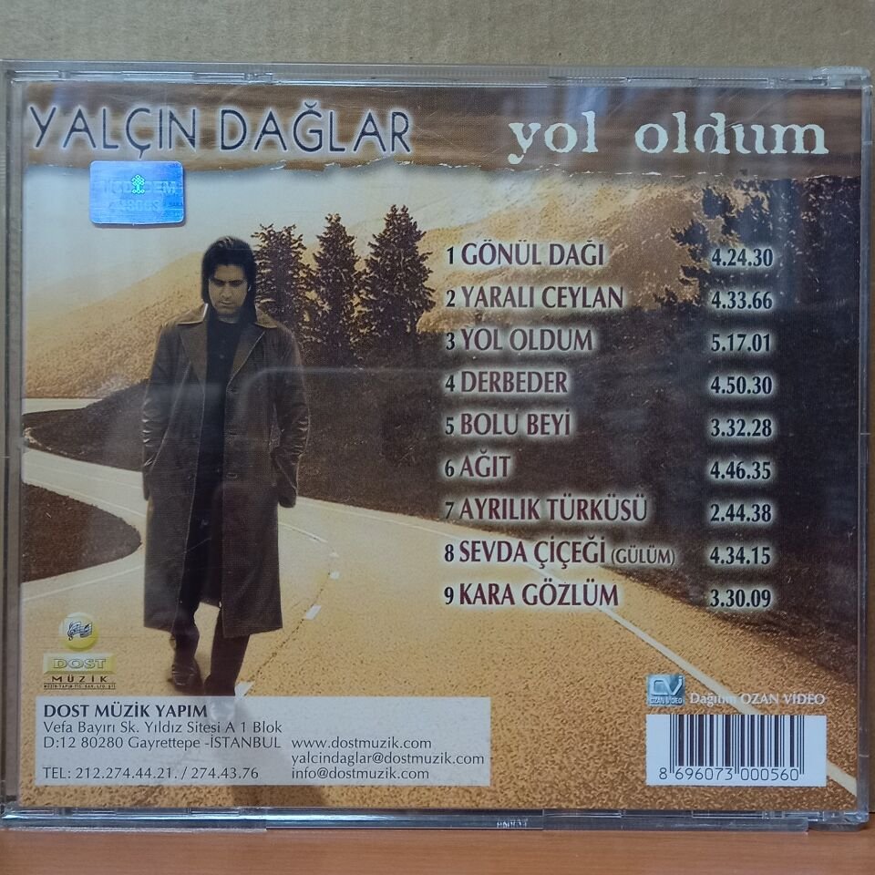 YALÇIN DAĞLAR – YOL OLDUM - CD 2.EL