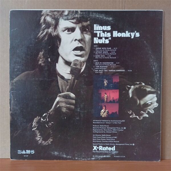 DON IMUS – THIS HONKY'S NUTS (1974) - LP 2.EL PLAK