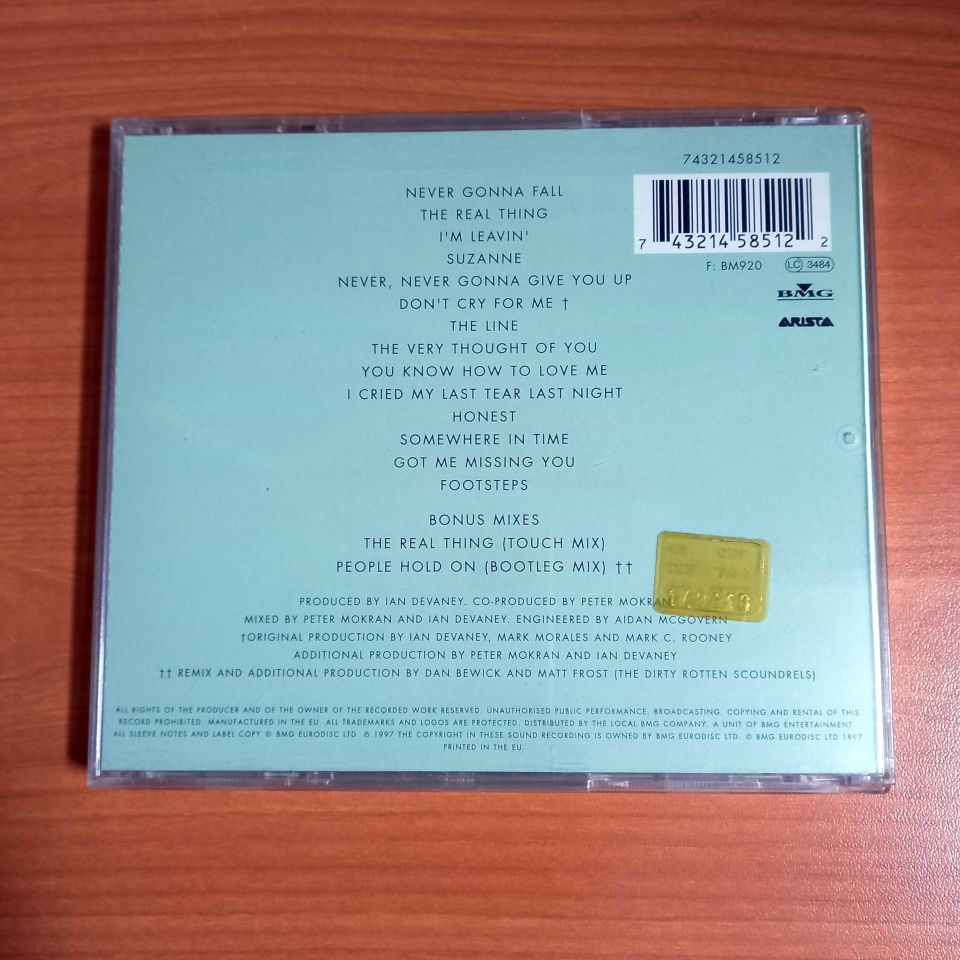 LISA STANSFIELD – LISA STANSFIELD (1997) - CD 2.EL