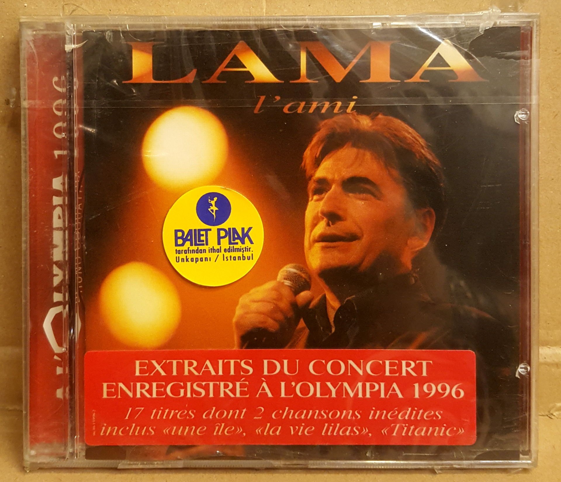 SERGE LAMA - L'AMI / LIVE (1996) - CD JEWEL CASE SIFIR