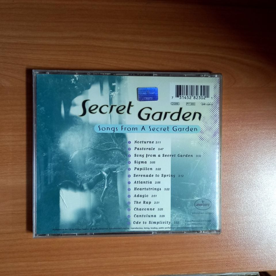 SECRET GARDEN – SONGS FROM A SECRET GARDEN (1996) - CD 2.EL