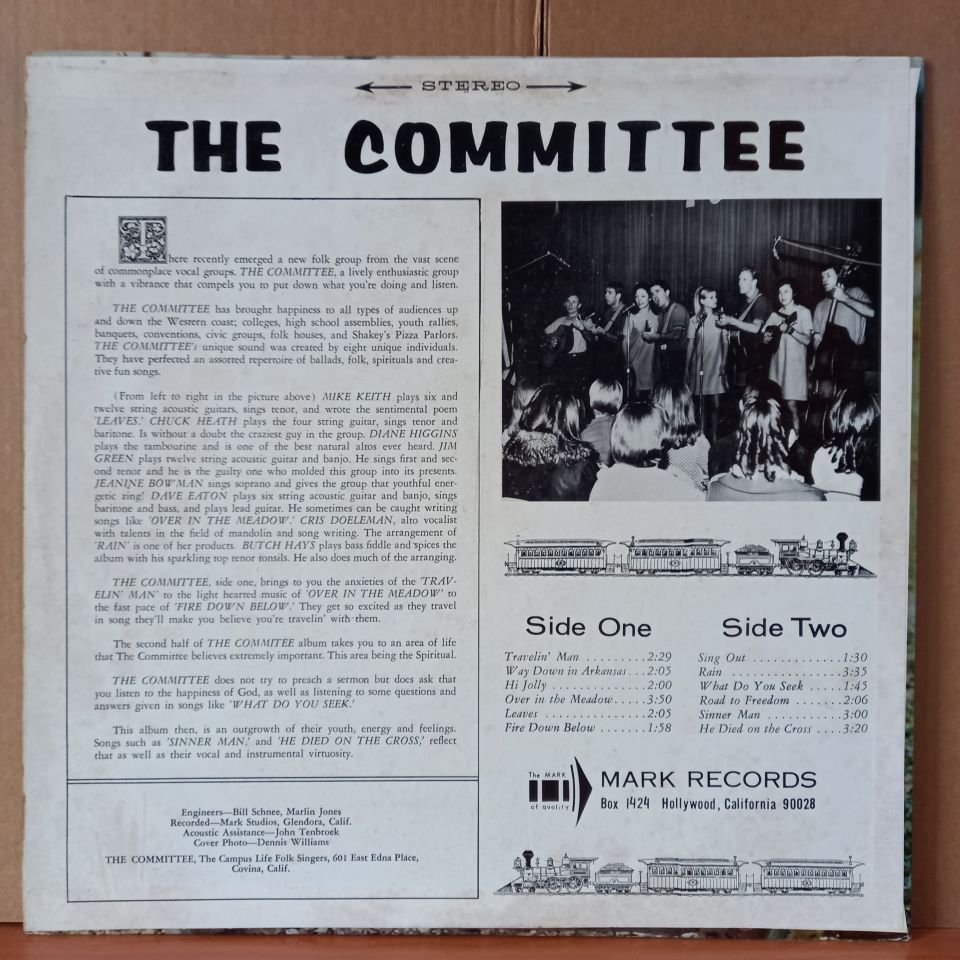 THE COMMITTEE – THE COMMITTEE - LP 2.EL PLAK