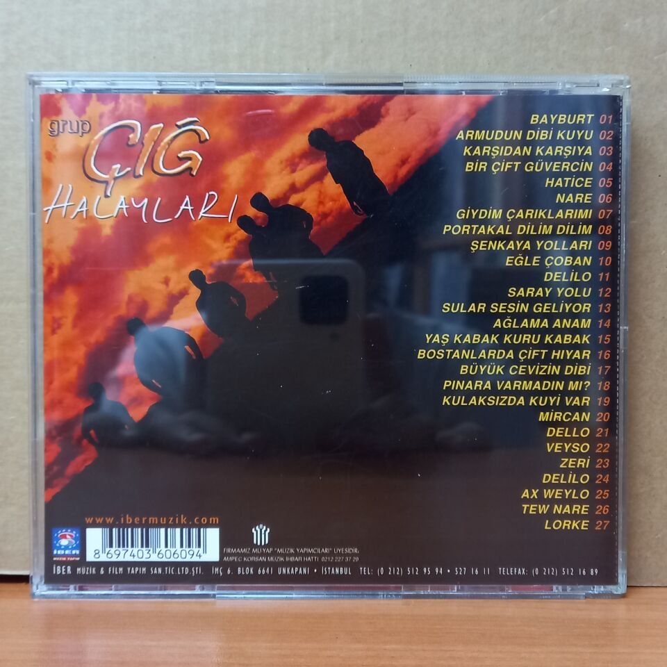 GRUP ÇIĞ - HALAYLARI (2005) - CD 2.EL