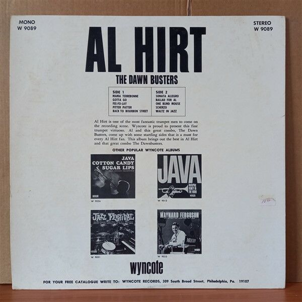 AL HIRT / THE DAWN BUSTERS – AL HIRT / THE DAWN BUSTERS (1964) - LP 2.EL PLAK