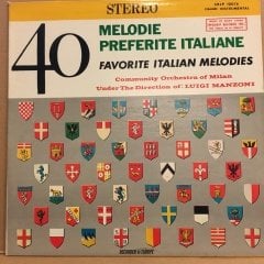 MELODIE PREFERITE ITALIANE FAVORITE ITALIAN MELODIES, LUIGI MANZONI 2.EL PLAK