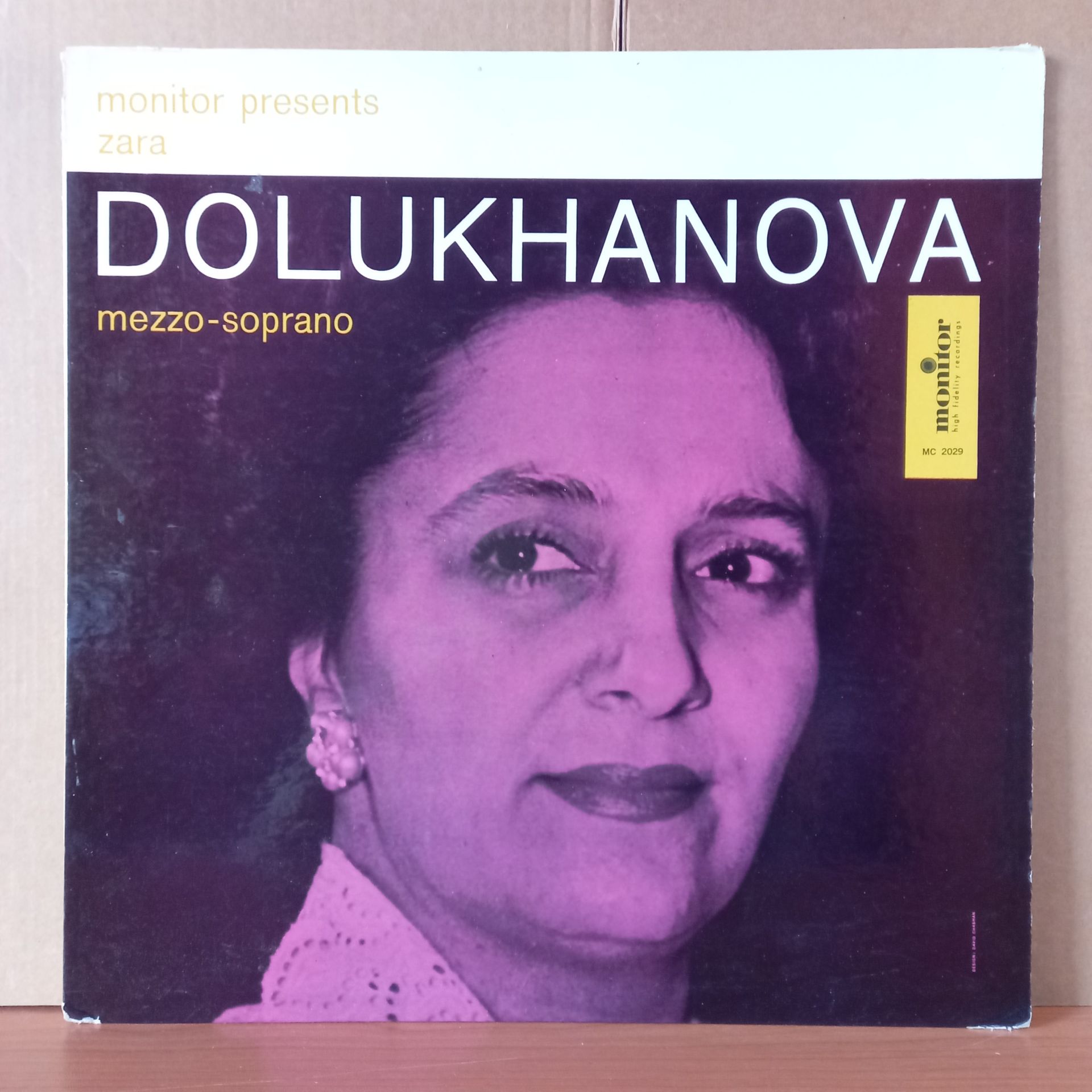 ZARA DOLUKHANOVA – DOLUKHANOVA: MEZZO-SOPRANO (1959) - LP 2.EL PLAK