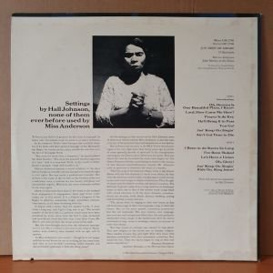 JUST KEEP ON SINGIN' / 12 SPIRITUALS / MARIAN ANDERSON (1965) - LP 2.EL PLAK