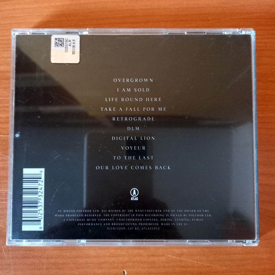 JAMES BLAKE – OVERGROWN (2013) - CD 2.EL