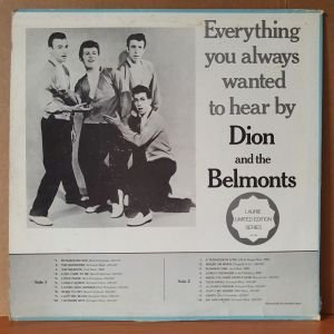 DION AND THE BELMONTS - EVERYTHING YOU ALWAYS WANTED TO HEAR BY (1977) - LP 2.EL PLAK
