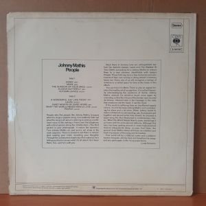 JOHNNY MATHIS - PEOPLE (1969) - LP 2.EL PLAK