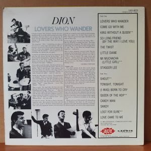 DION - LOVERS WHO WANDER (1986) - LP 2.EL PLAK