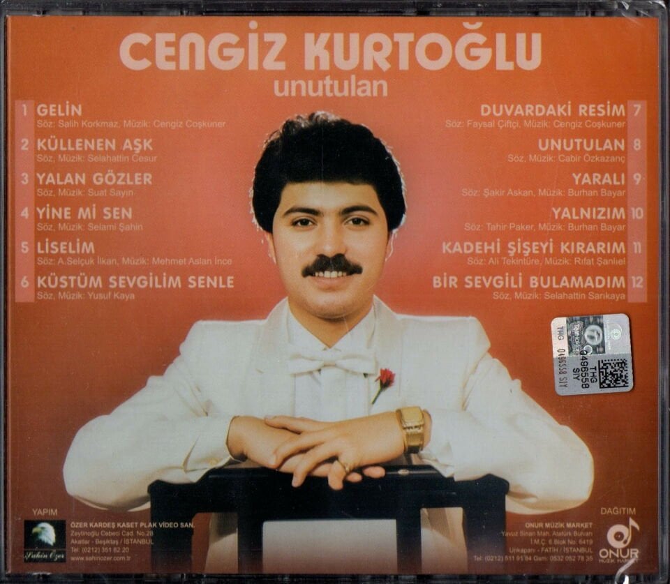 CENGİZ KURTOĞLU - UNUTULAN (1986) - CD 2023 BASIM AMBALAJINDA SIFIR