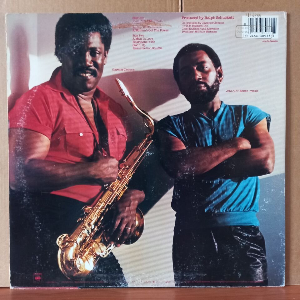 CLARENCE CLEMONS AND THE RED BANK ROCKERS – RESCUE (1983) - LP 2. EL PLAK