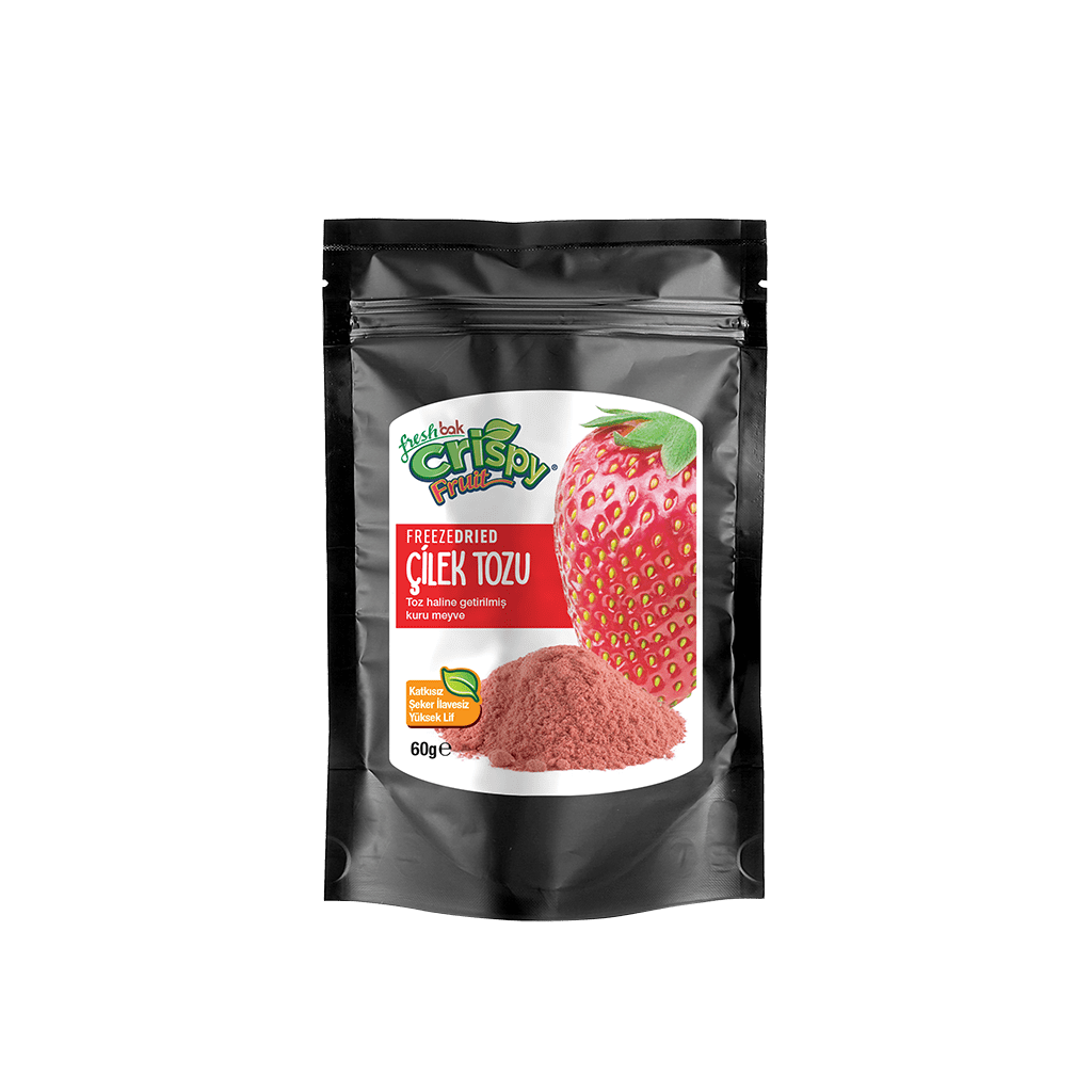 Freeze-Dried Çilek Tozu 60g