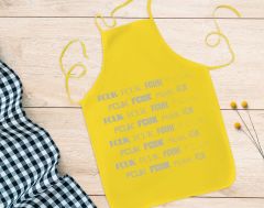 BK Gift Fcuk Tasarımlı Sarı Mutfak Önlüğü Aşçı Hediyesi, Arkadaşa Hediye-6