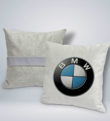 BK Gift Bmw Tasarımlı Kare Araç Koltuk Yastığı-1