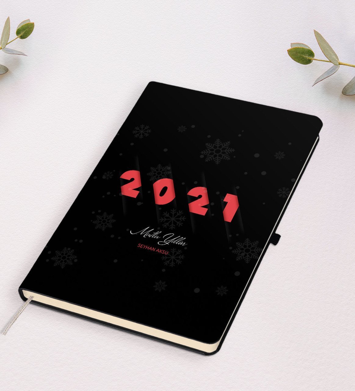 Kişiye Özel 2023 Mutlu Yıllar Siyah Defter-2