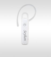 Kişiye Özel E-21 Beyaz Tekli Bluetooth (Kablosuz) Kulaklık