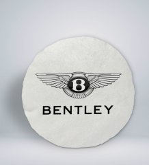 BK Gift Bentley Tasarımlı Yuvarlak Araç Koltuk Yastığı-1