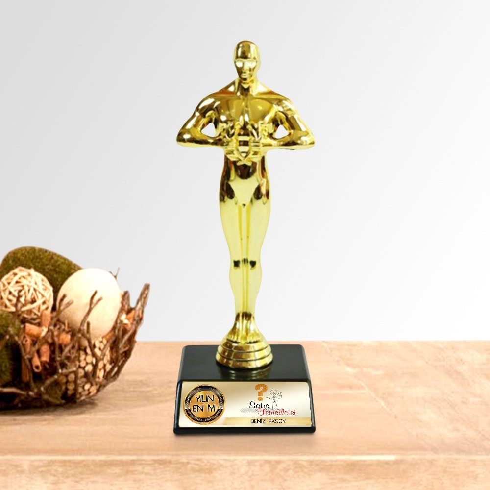 Kişiye Özel Yılın En İyi Satış Temsilcisi Oscar Ödülü - 1