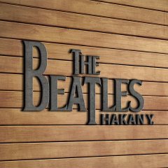 Kişiye Özel The Beatles Ahşap Kapı & Duvar Objesi - 1