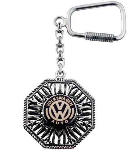 IYI Desen Volkswagen Gümüş Anahtarlık