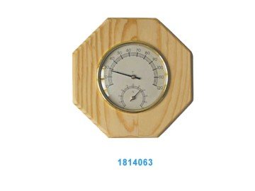 Metalik Higrometre - Termometre, kombine