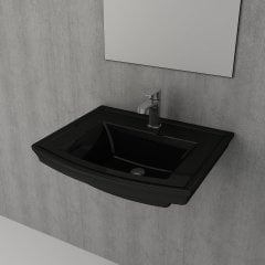 Bocchi Lavita lavabo 60 cm Parlak Siyah