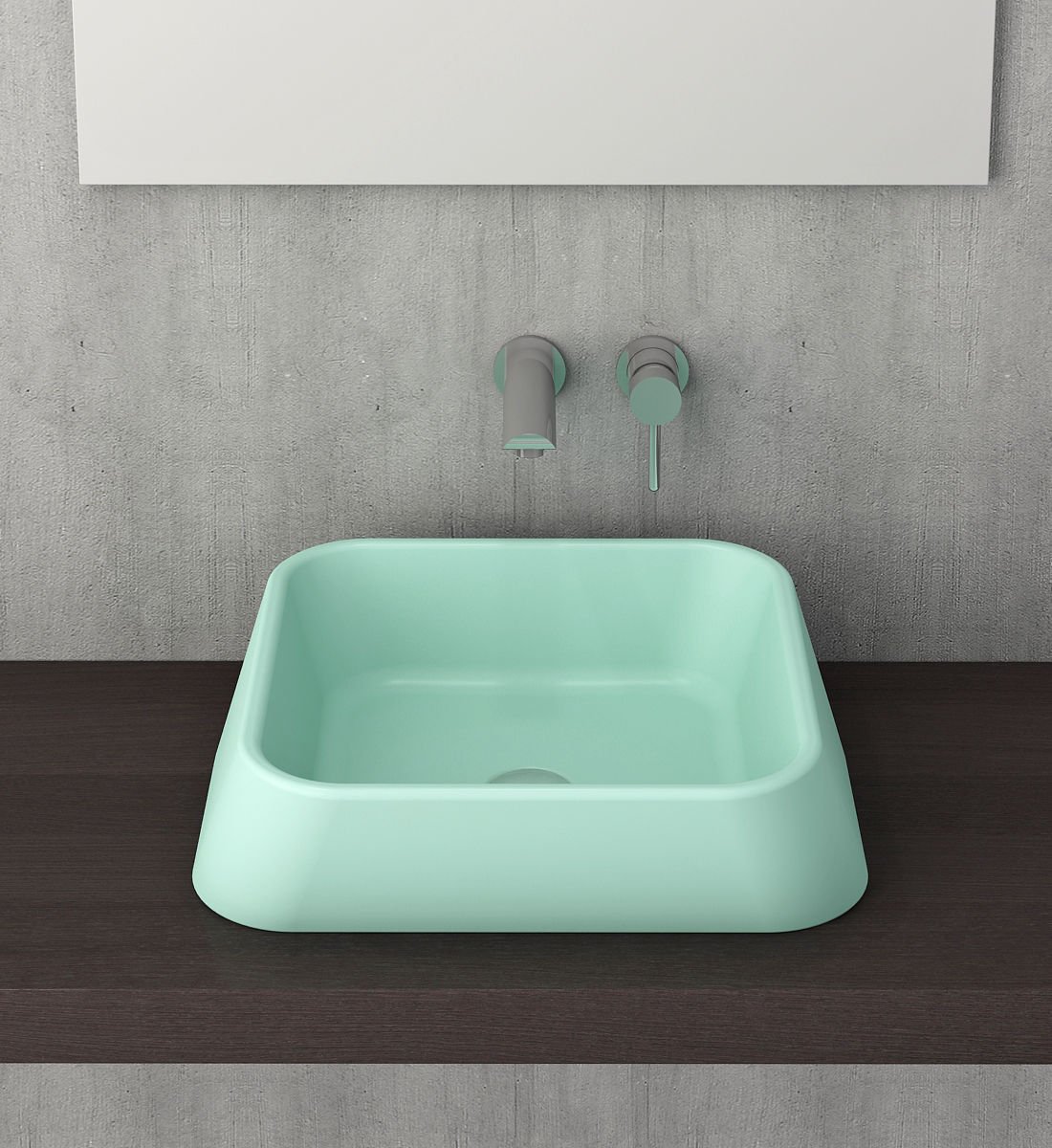 Bocchi Firenze Çanak Lavabo Mat Mint Yeşil