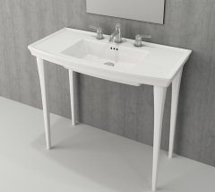 Bocchi Lavita lavabo 100 cm Mat Beyaz