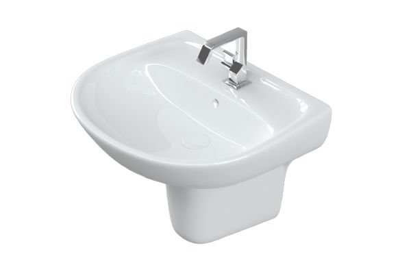 Esvit Lapino Afacan 46 cm Lavabo + Yarım Ayak